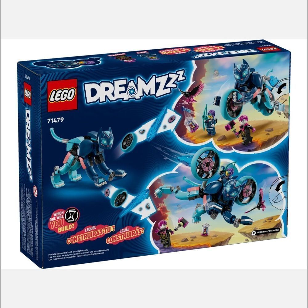 New in Box LEGO DREAMZzz Dreams #71479 Zoey's Cat Motorcycle Lego Set